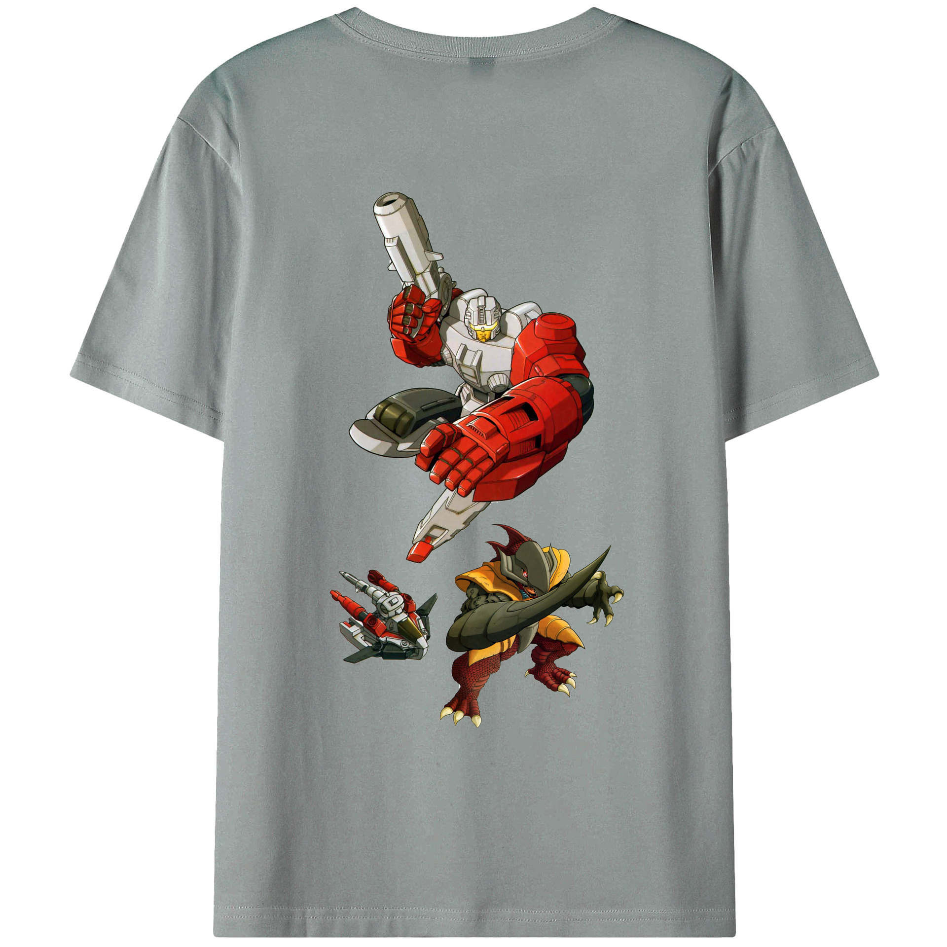 （画像用）  綿100％ メンズ半袖Tシャツ（バックプリント） 通気性
